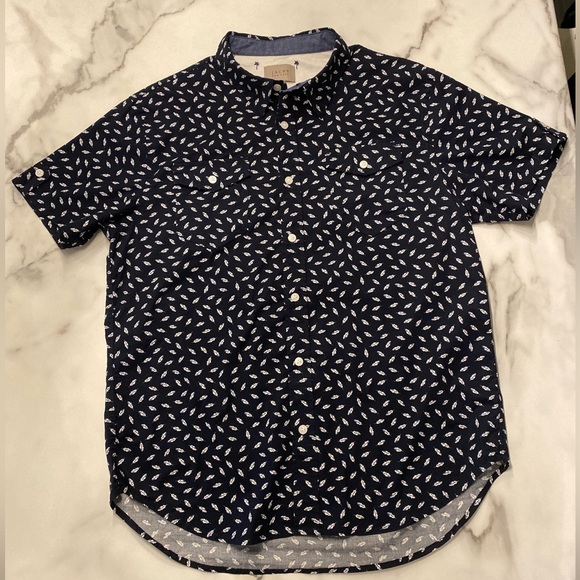 Jachs New York men’s button-down short sleeve shirt size m - Picture 2 of 13